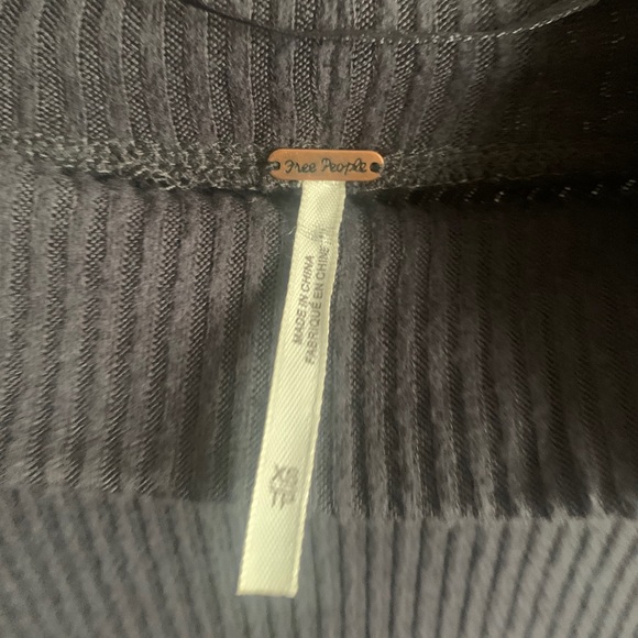 Free People Prism Sweater in Charcoal Combo - Picture 3 of 3